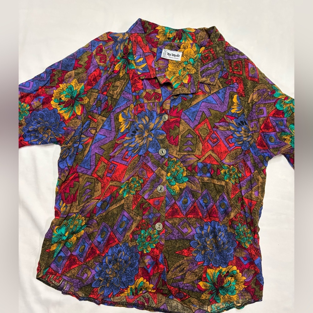 Nu-Mode Toronto Vintage Multicolour Blouse